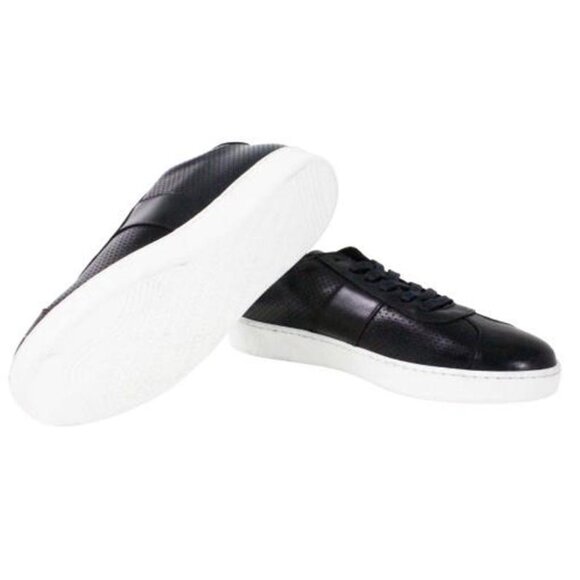 Italian Handmade Men\'s Leather Sneaker/ John Black Leather Sneakers / Men’s Spor main image 6
